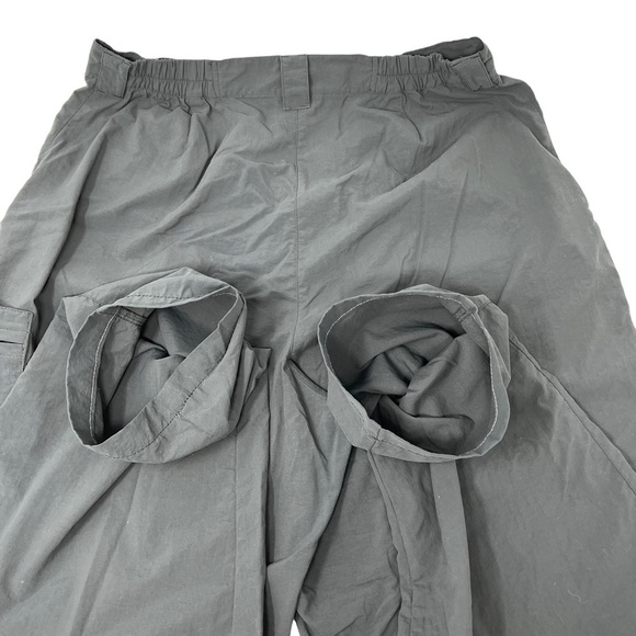 ExOfficio Bugs Away Gray Straight Leg Hiking Field Pants 14 Nylon High Waist - Picture 14 of 15